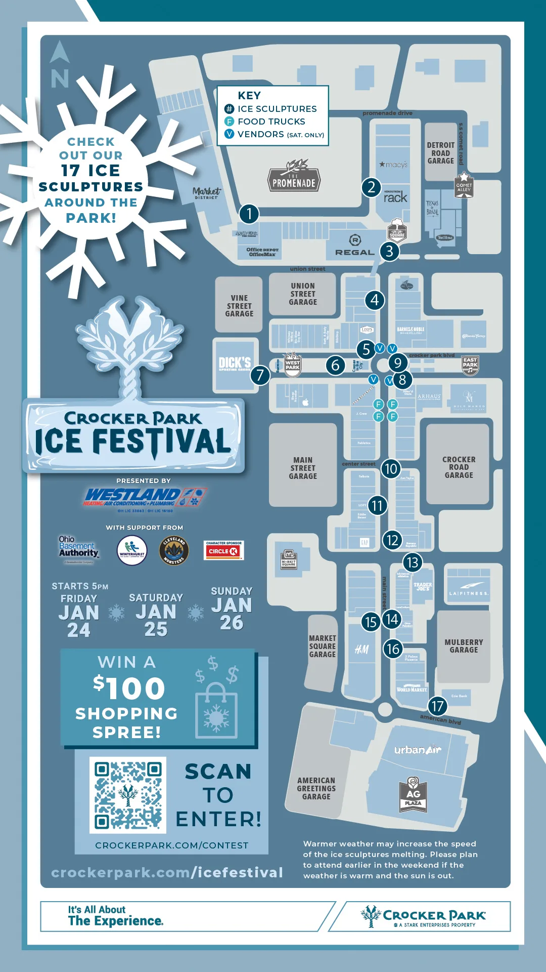 Ice Festival Map
