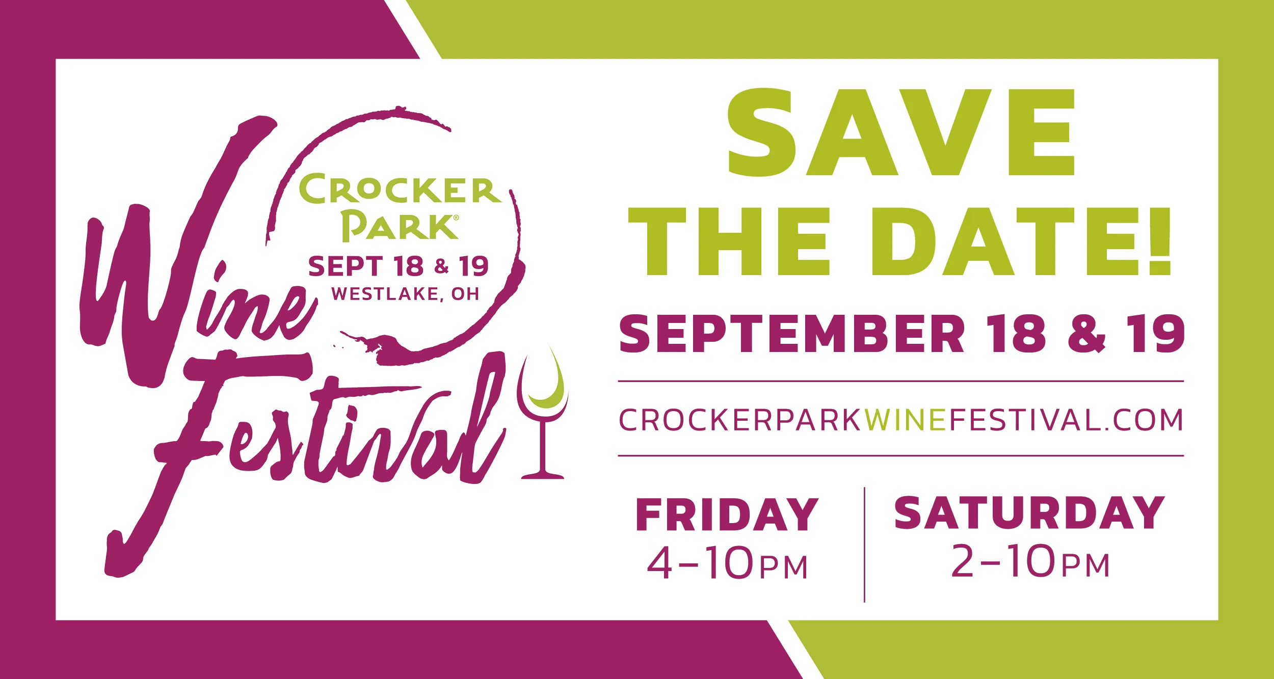 2026 Wine Festival Save the Date
