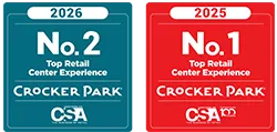 #1 Experience Retail Center in the U.S. by Chain Store Age
