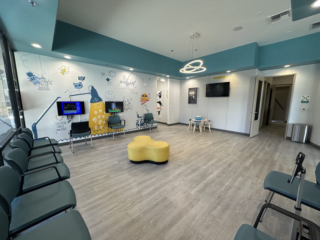 reception-pediatric-dentist-kids-care-dental-orthodontics-natomas-sacramento-ca Reception inside Kids Care Dental & Orthodontics - Natomas in Sacramento, CA