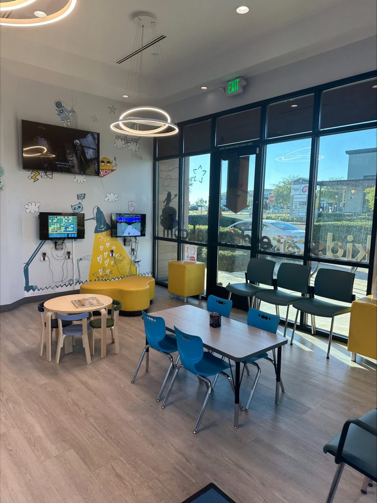 lobby-roseville-blue-oaks-pediatric-dentist-kids-care-dental-orthodontics-ca Lobby inside Kids Care Dental & Orthodontics in Roseville, CA