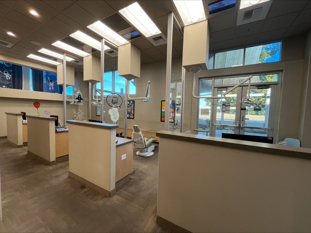 treatment-area-rancho-cordova-pediatric-dentist-kids-care-dental-orthodontics Treatment area inside Kids Care Dental & Orthodontics in Rancho Cordova, CA
