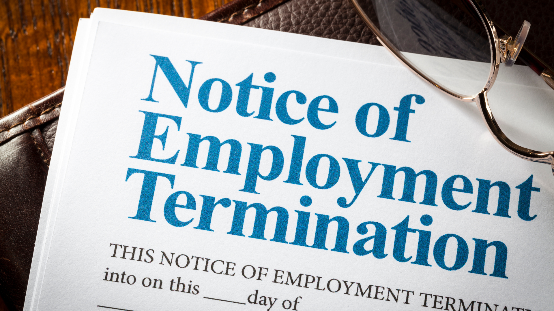 notice of termination