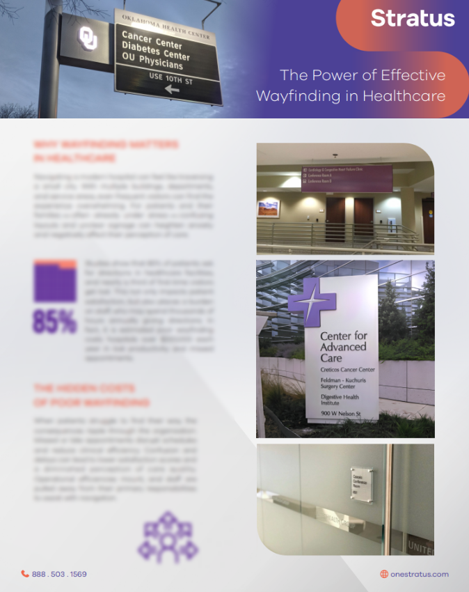 The Power of Effective Wayfinding in Healthcare