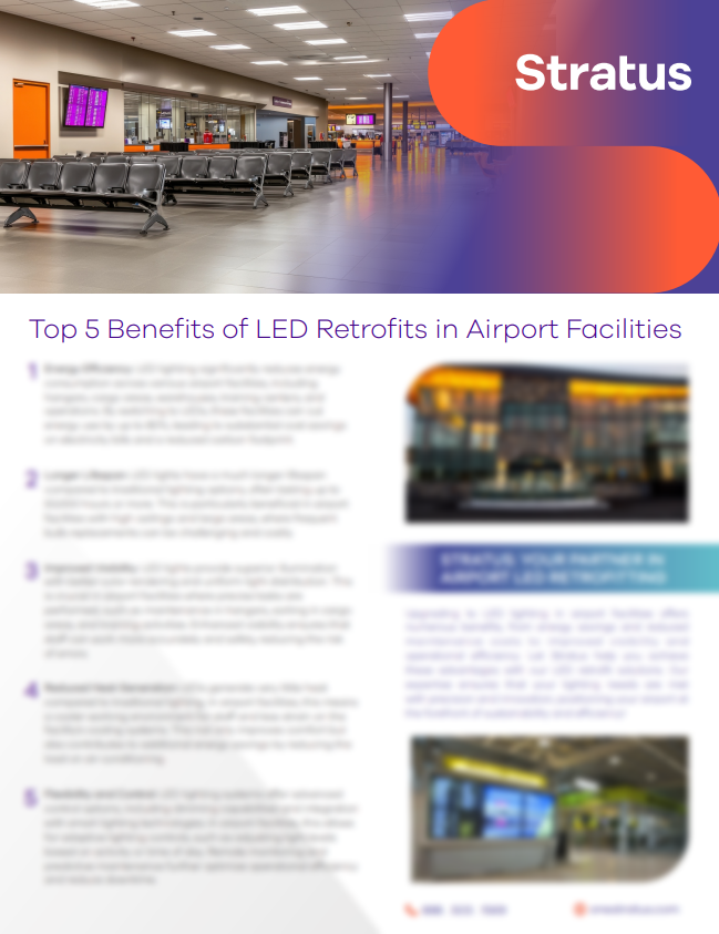Top 5 Benefits of LED Retrofits in Airport Facilities