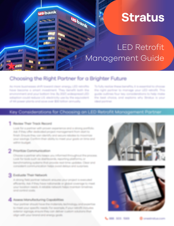 LED Retrofit Management Guide