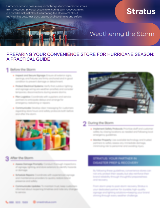 Preparing Your Convenience Store for Hurricane Season