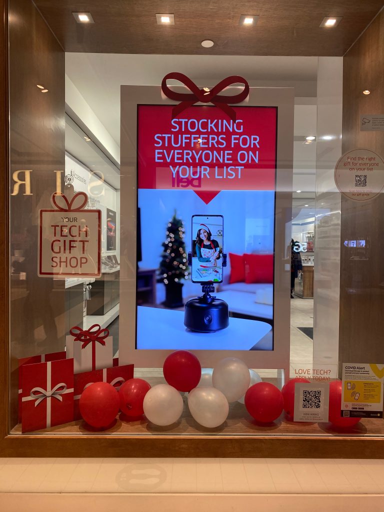Retail Digital Sign with Christmas Promo