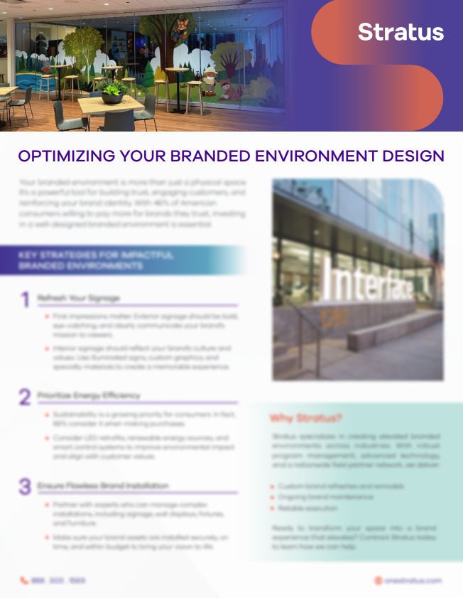 Optimizing Your Branded Environment Design